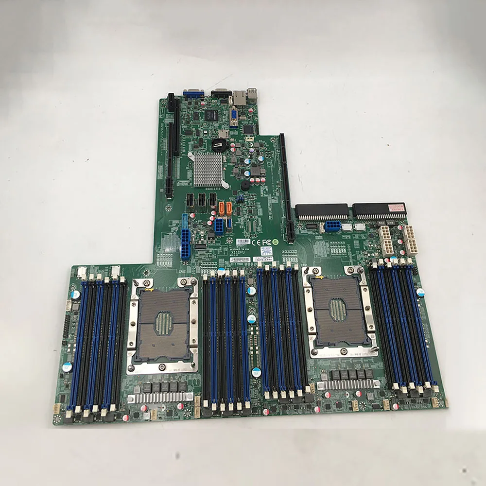 For Supermicro Server Motherboard 2nd Gen Xeon Scalable Processors Dual Socket NVMe x4 PCI-E 3.0 LGA-3647 DDR4 X11DPU
