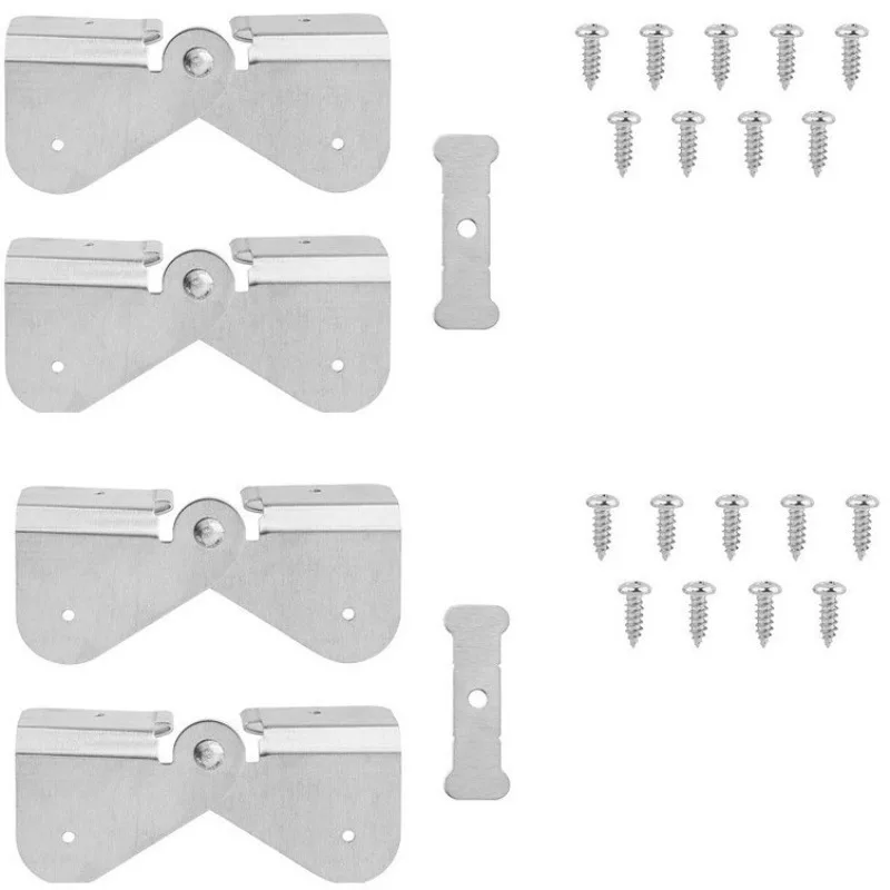 Universal Flip Gutter Extension Hinge Flexible Adjustable Downspout Extension Hinge Easy Install for All Rectangular Pipe Sizes