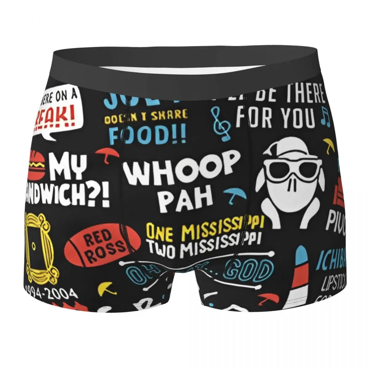 

Friends TV Show Poster Underwear Program Cartoon Classic Panties Printing Boxer Brief 3D Pouch Men's Large Size Boxershorts