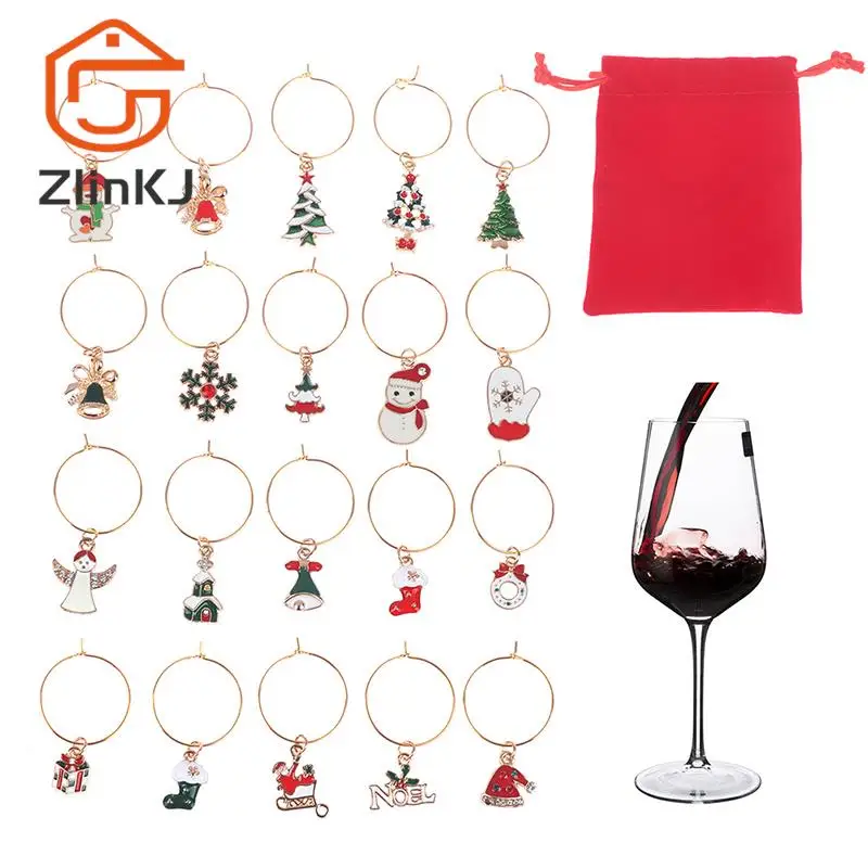 20Pcs แก้วไวน์ Charms ที่ละเอียดอ่อนที่มีประโยชน์ถ้วยไวน์หมวดหมู่ไวน์ตกแต่งถ้วยไวน์ถ้วยเครื่องหมายสำหรับ House party
