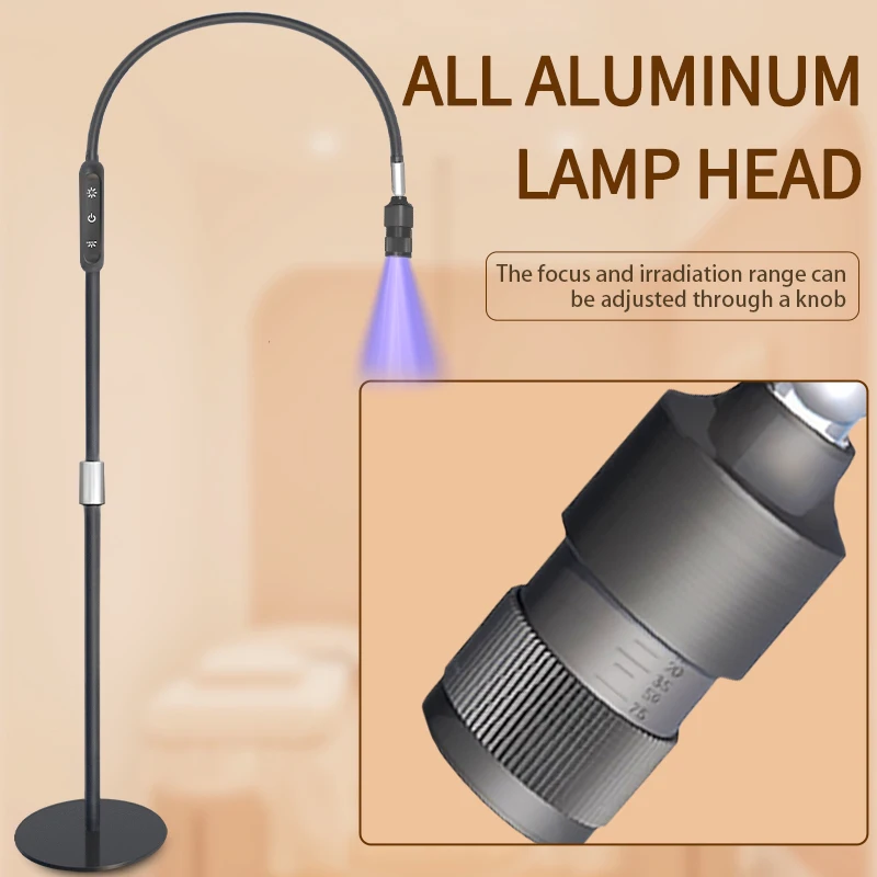 ยอดนิยม Eyelash EXTENSION ปุ่มสัมผัสเท้า 2 โหมด LED รอกโคมไฟชั้น Eyelash Beauty Nail Art UV กาว Curing Lamp