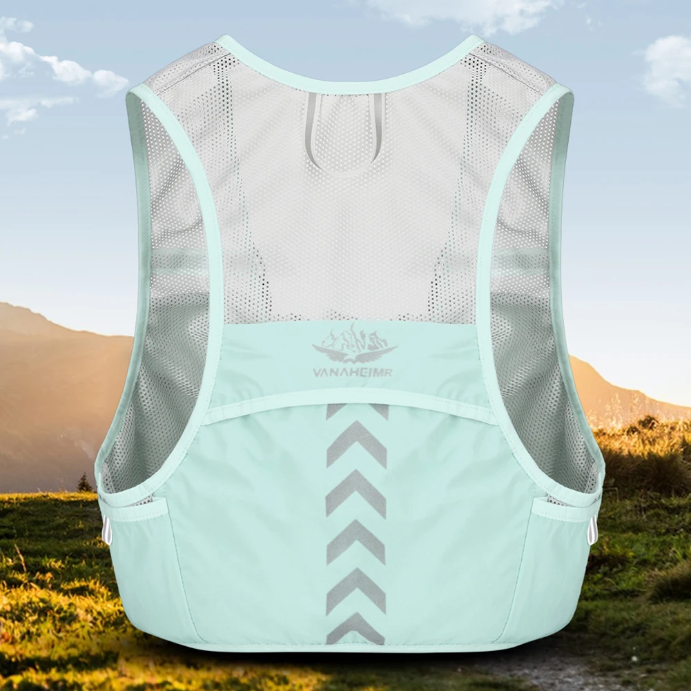 Outdoor Trail Running Rucksack Ultraleicht Running Race Trinkweste Atmungsaktive Joggingweste für Marathon Radfahren Wandern