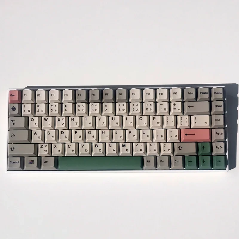 Imagem -02 - Teclado Mecânico Keycaps Tema Retro Sublimação Pbt Japonês Inglês Coreano Boxed 159-key 9009 Novo