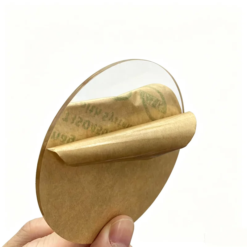 Thick 2mm 3mm OD30mm To120mm Clear Cast Acrylic Circle Discs Plexiglass Sheets Round Perspex Cutting DI Customized Cutting