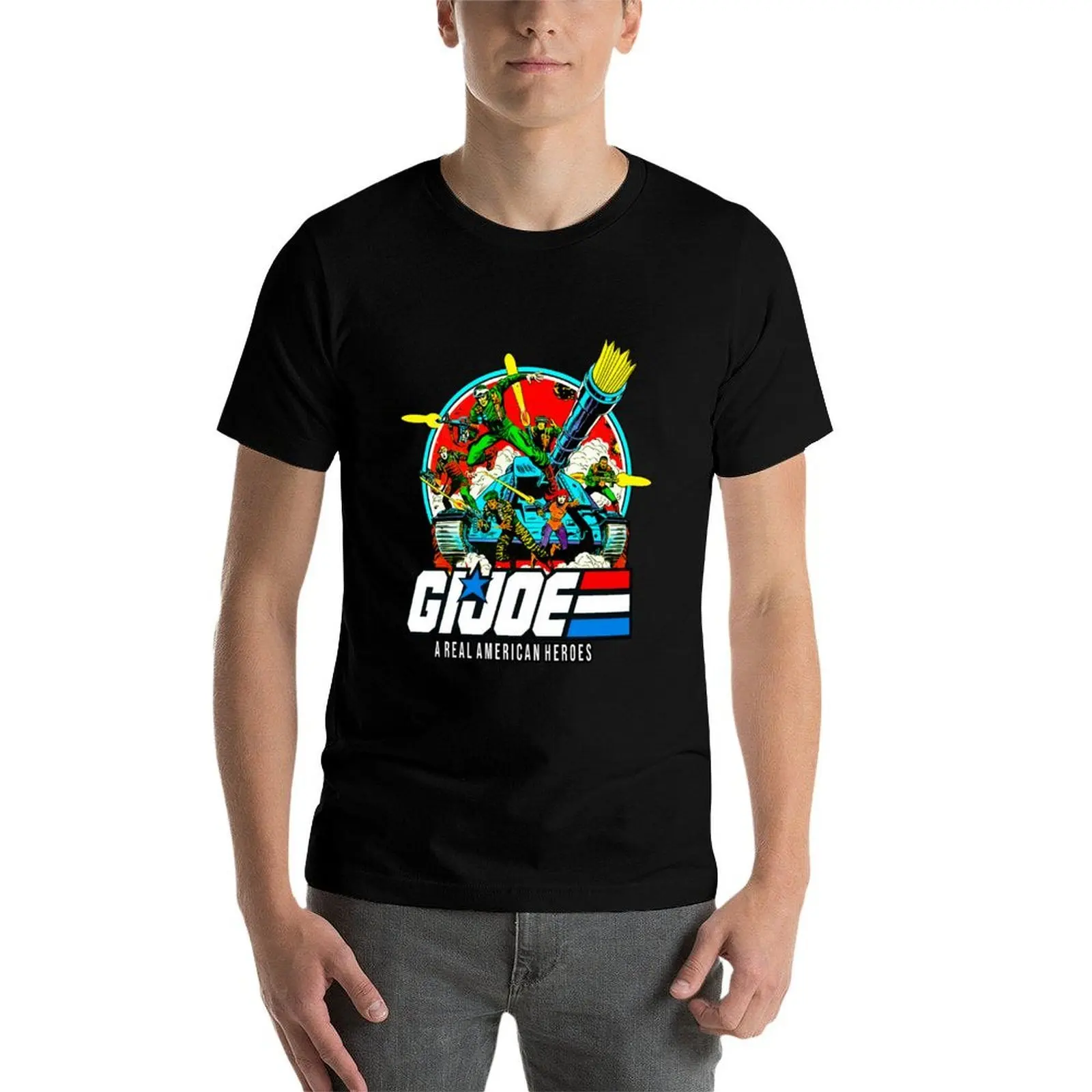 Real American Heroes G.I. Joe Vintage T-Shirt Trend Art Print T-Shirt - view 3