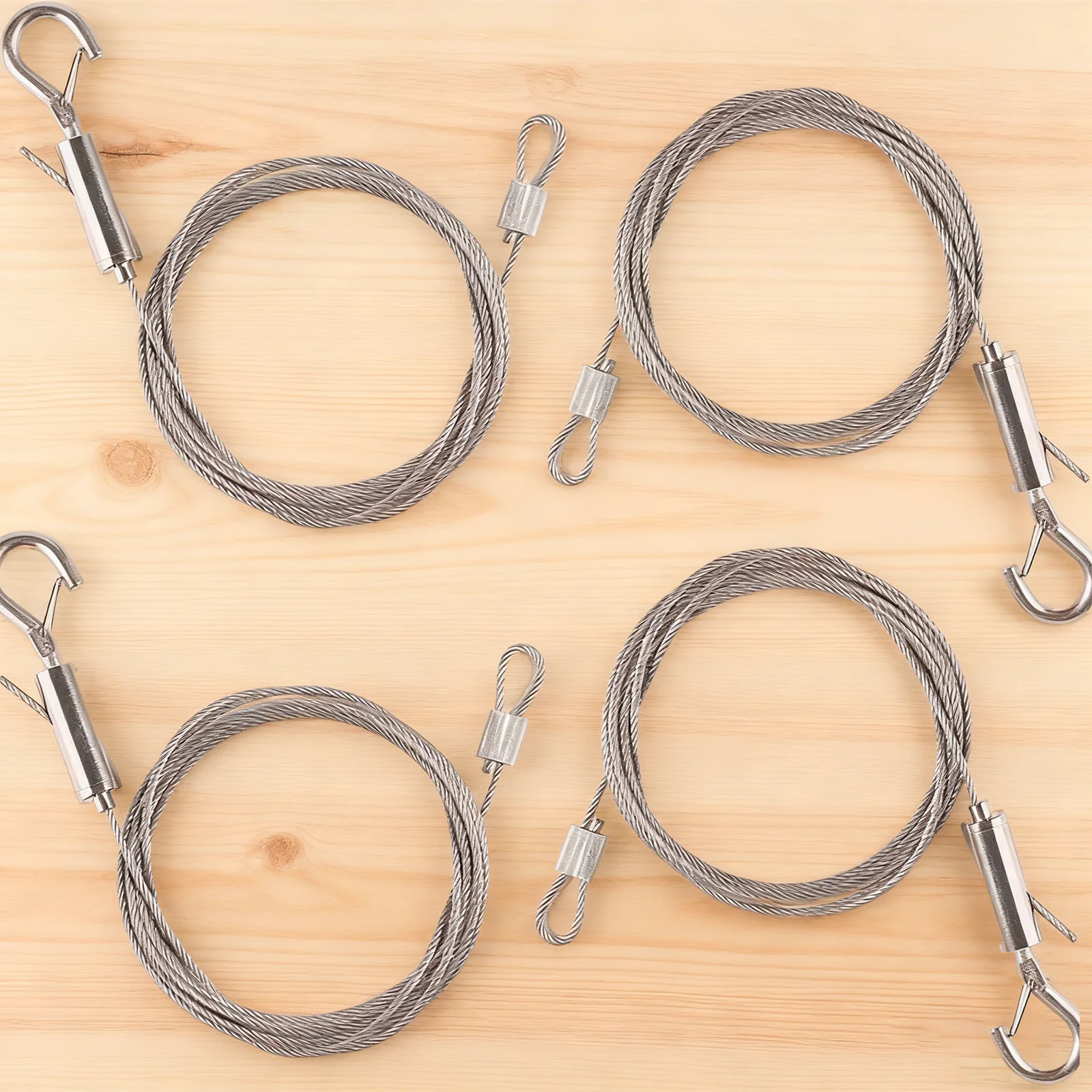 Adjustable Picture Hanging Wire Mirror Frame Kit, Loop-Hook Design, for Mirrors, Frames, Artwork, Billboards,Basket Flowerpot