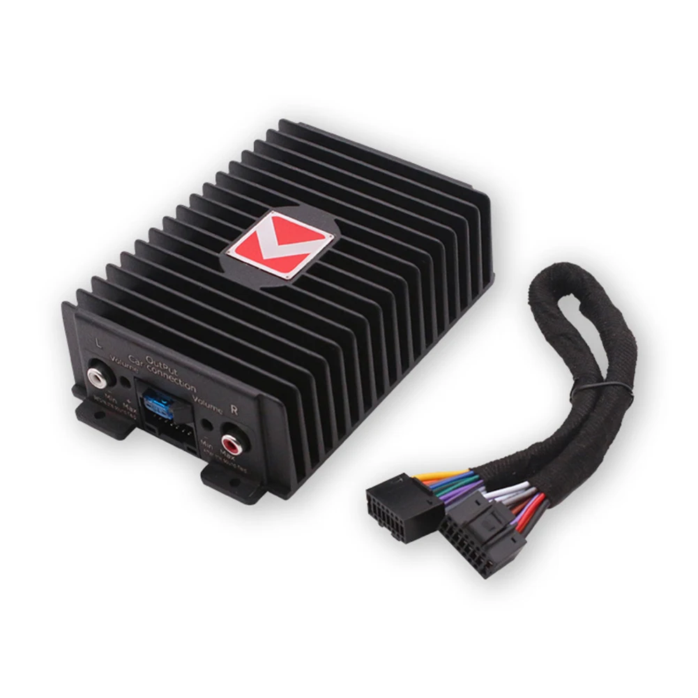 Amplificador DSP de navegación Android, caja de Audio estéreo profesional para coche, actualización de sonido de alta potencia, HiFi, 4x80W