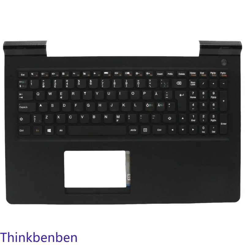 NDC Nordic Black Keyboard Upper Case Palmrest Shell Cover For Lenovo Ideapad 700 15 15ISK Legion E520 15 15IKB 5CB0L03477