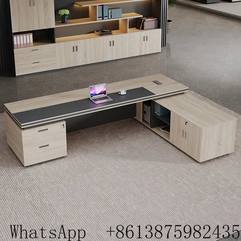 

LMM light luxury high-end office boss desk simple modern manager desk