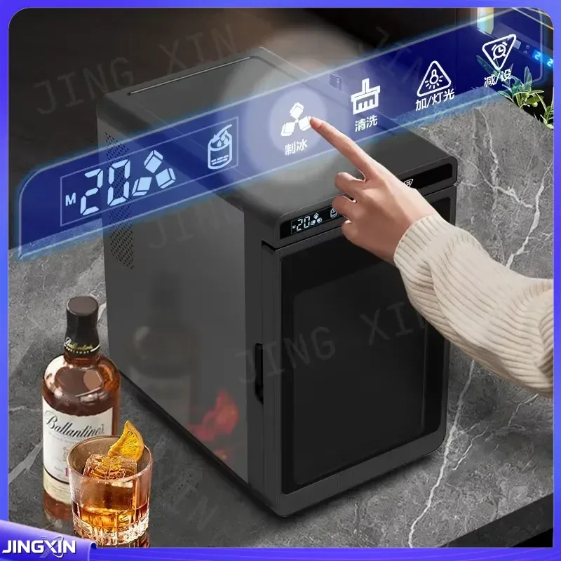 Custom for Home Use Square Ice Maker Automatic Cleaning 10KG Day High Efficiency Production 24 Hour Programmable Timer