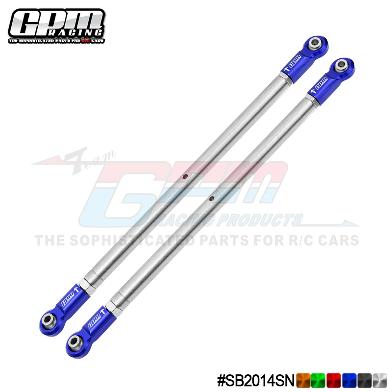 GPM SST Tylny górny 4-linkowy pasek i końcówki ze stopu 7075 do LOSI 1/6 Super Baja Rey 2.0