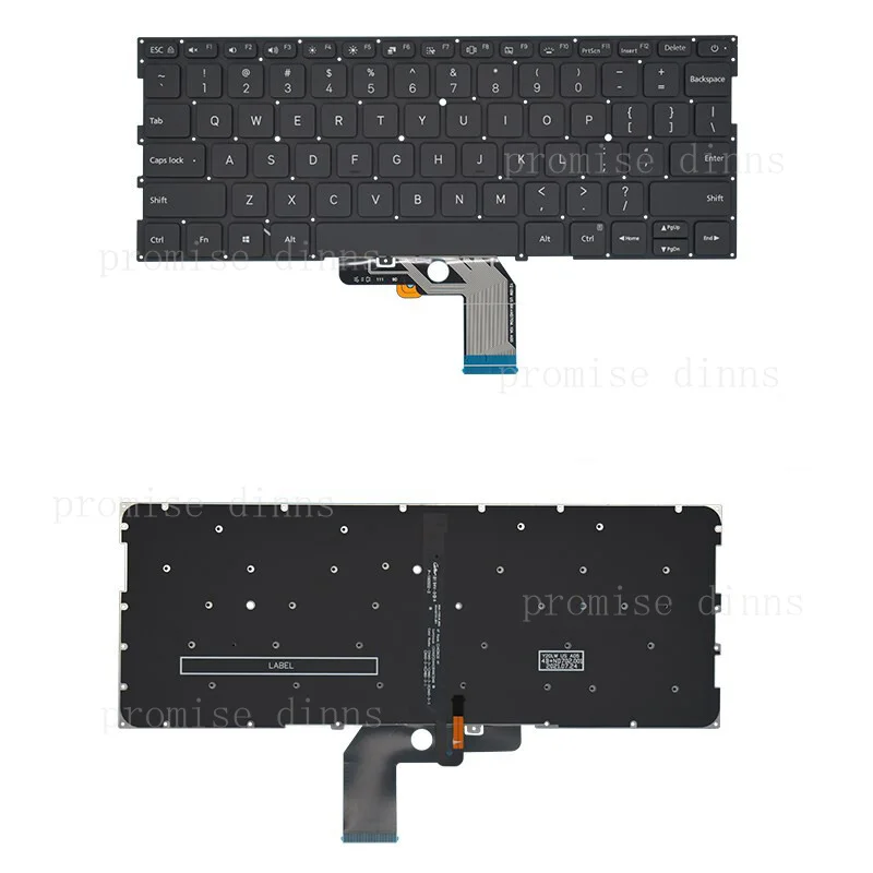 M   for Xiaomi MI AIR 13.3 Inch 161301 TM1704 TM1703 TM1613R TM1604 US keyboard