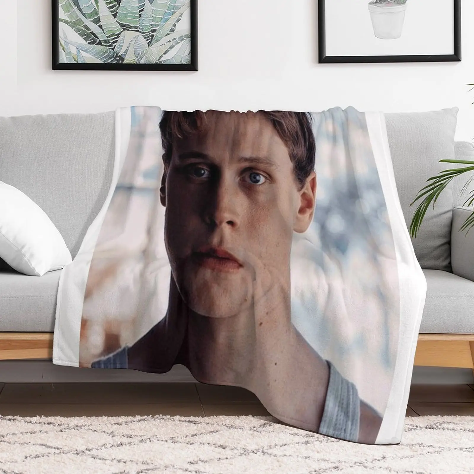 George Mackay Throw Blanket Luxury Designer Flannel Blankets