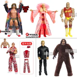 Mattels Wrestler Action Figure Joints Movable Dolls Toy Heartbreak Kid Andre the Giant The Ultimate Warrior Hogan Table Ornament