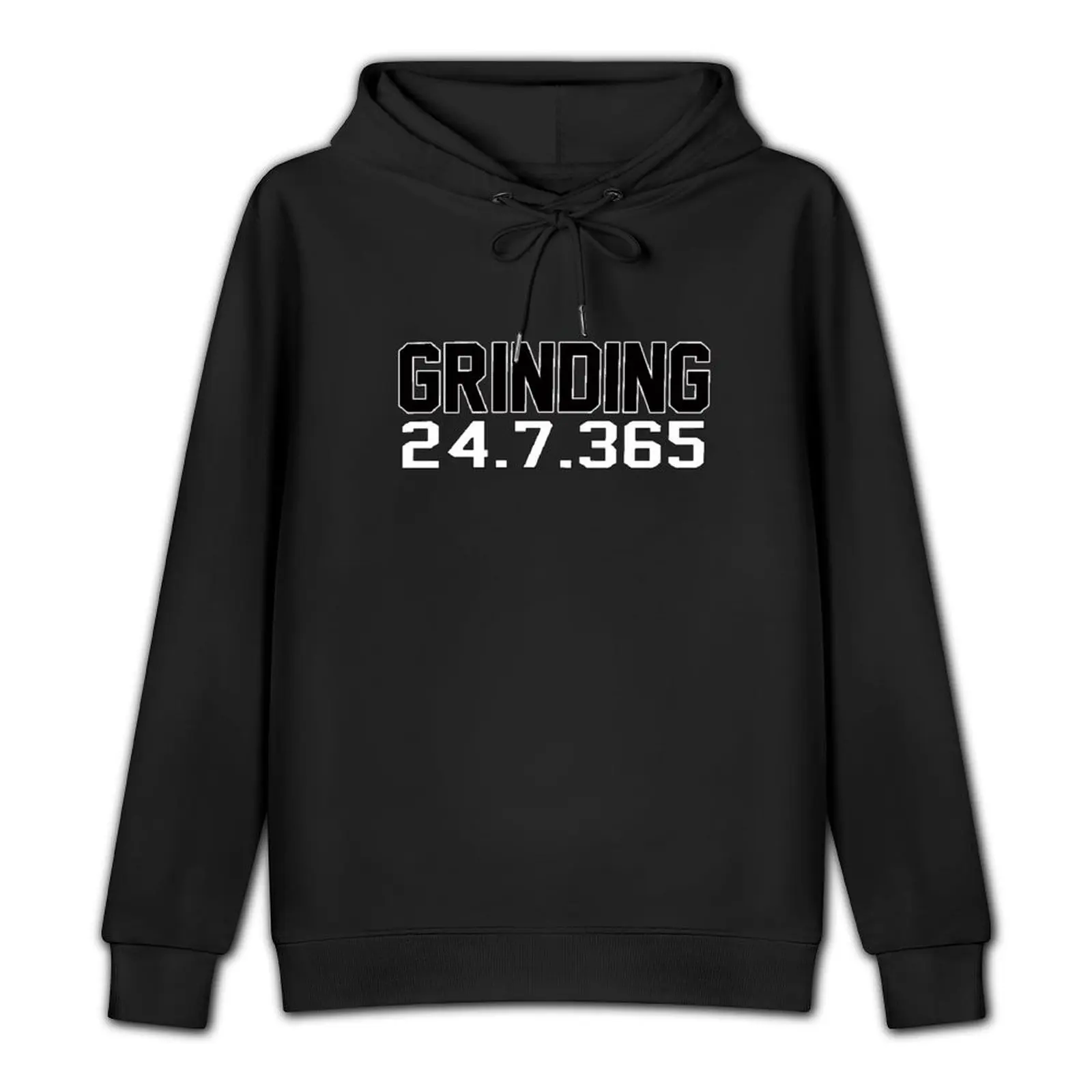 Grinding 24/7 365 Days Pullover Hoodie anime clothing men's sweat-shirt korean autumn clothes fashion men tracksuits