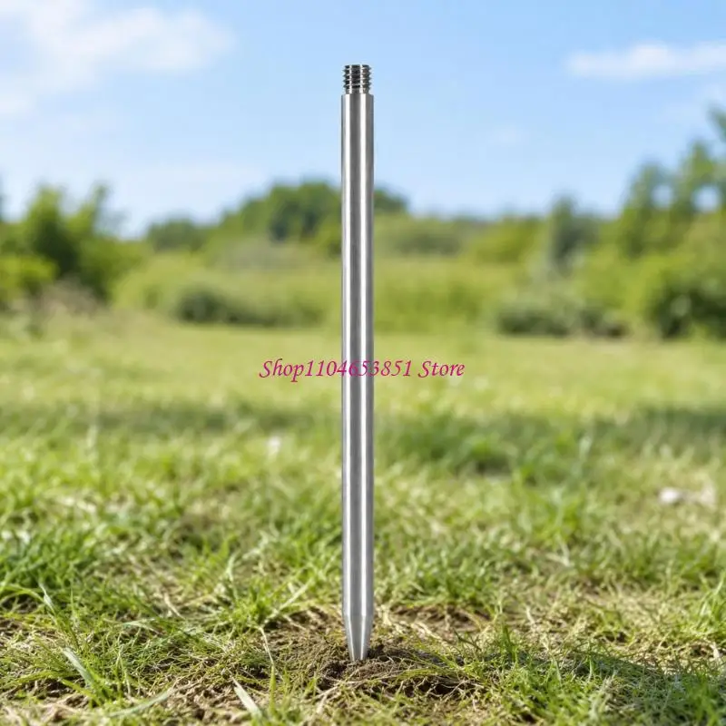 Pointed Ground Stake Insert Plug for Camera Heads on Grass and Soft Soil 