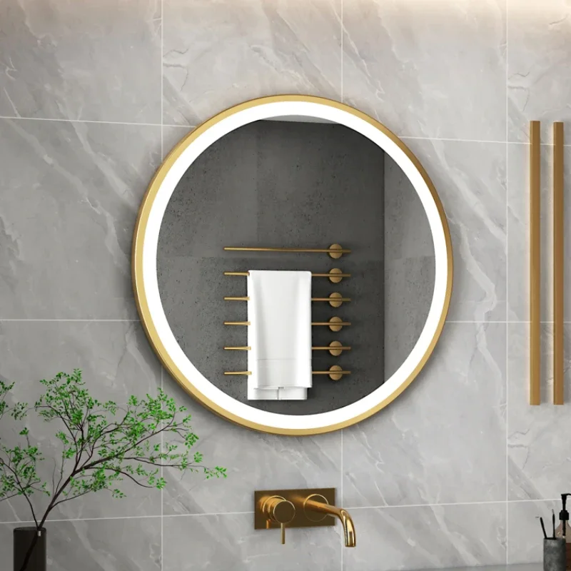 Round Decorative Mirrors Interior Mirror Wall Sticker Decor Large Bathroom Mirror Modern Liquidation House Light Home Decoration