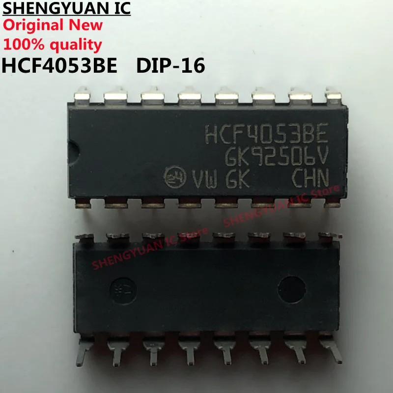 10pcs/lot HCF4053BE DIP-16 HCF4053 100% new imported original 100% quality