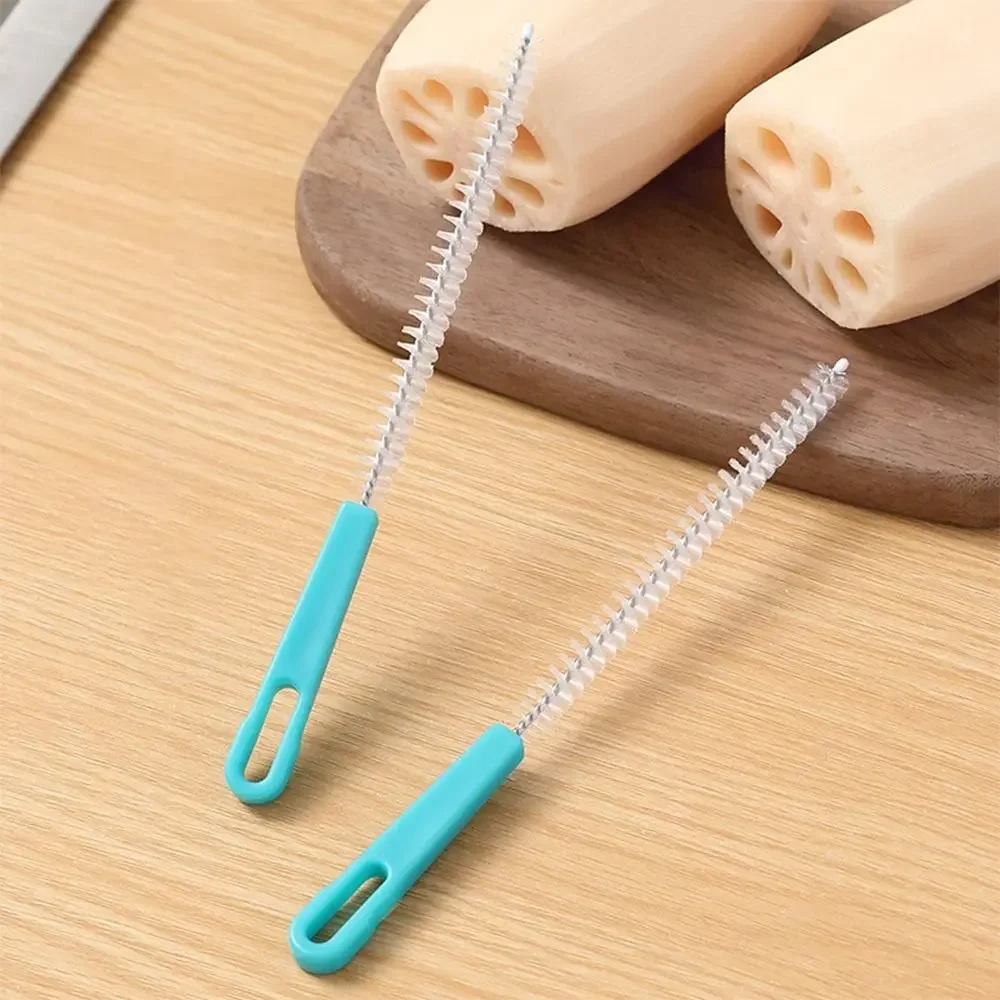 360 Degree Straw Cleaning Brush Stainless Multifunction Straw Bottle Cleaning Brushes Portable Deep Clean Scrub Brushes