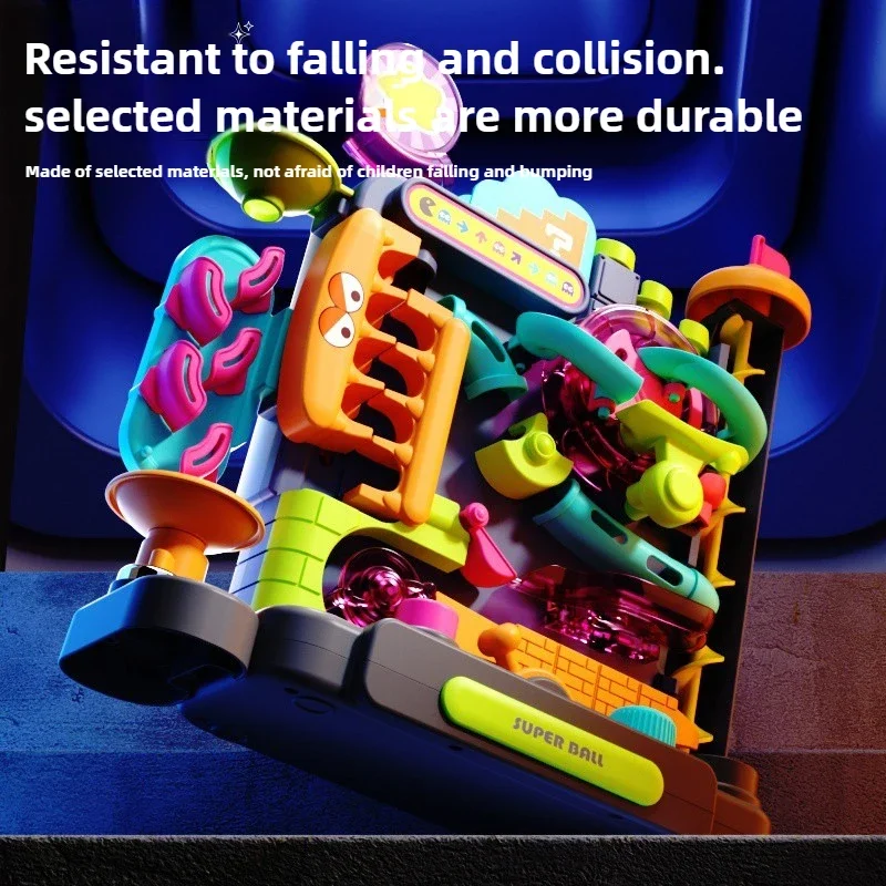 Szalona Gra z Kulą, Labirynt dla Dzieci, Poziomy Przygodowe z Kulami, Trening Myślenia i Sensoryczny, Interaktywne Zabawki Puzzle dla Dzieci