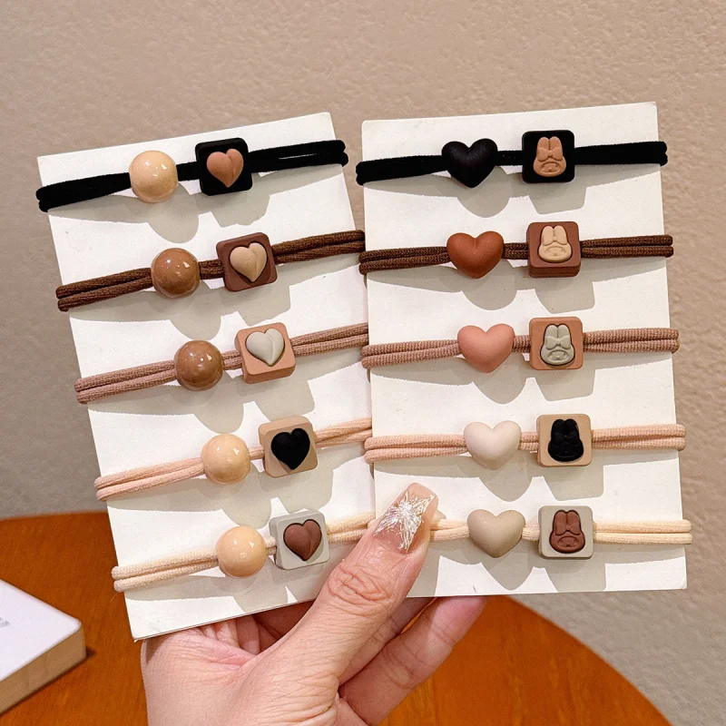 

Simple High Elasticity Durable Hair Tie High-End Feel Hair Band Ponytail Holder Women's Hair Accessories