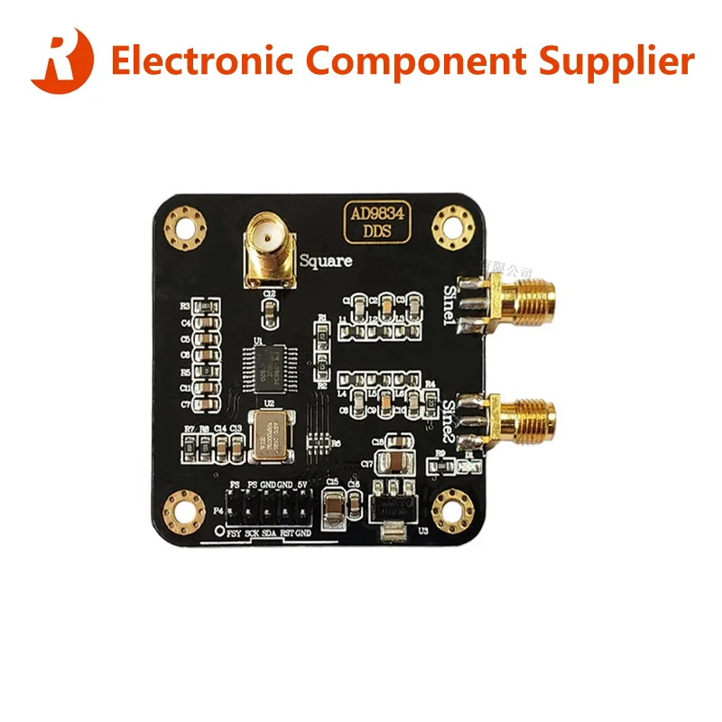 AD9834 High Speed DDS Signal Generator Module Sine Wave Triangle Wave Square Wave Signall Generators DDS Frequency Sweep Source