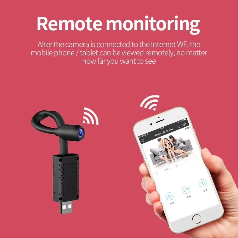4K USB Surveillance WiFi Cameras Mini Flexible Lens Cable Motion Detection Video Recorder Security Monitoring Camcorder 2026