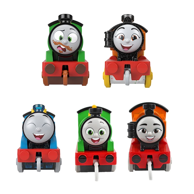 Original Thomas & Friends Trackmaster Train Rainbow Kids Boys Toys for Children Vehicles Diecast Railway Plush Along Bruno Gift