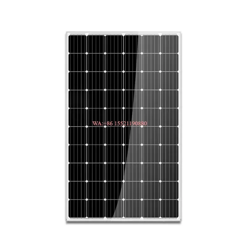 WMWMNU 10KW Hybrid Solar Power System Kit with 7.2KW Monocrystalline Solar Panels 10KWH LiFePO4 Battery MPPT Controller for