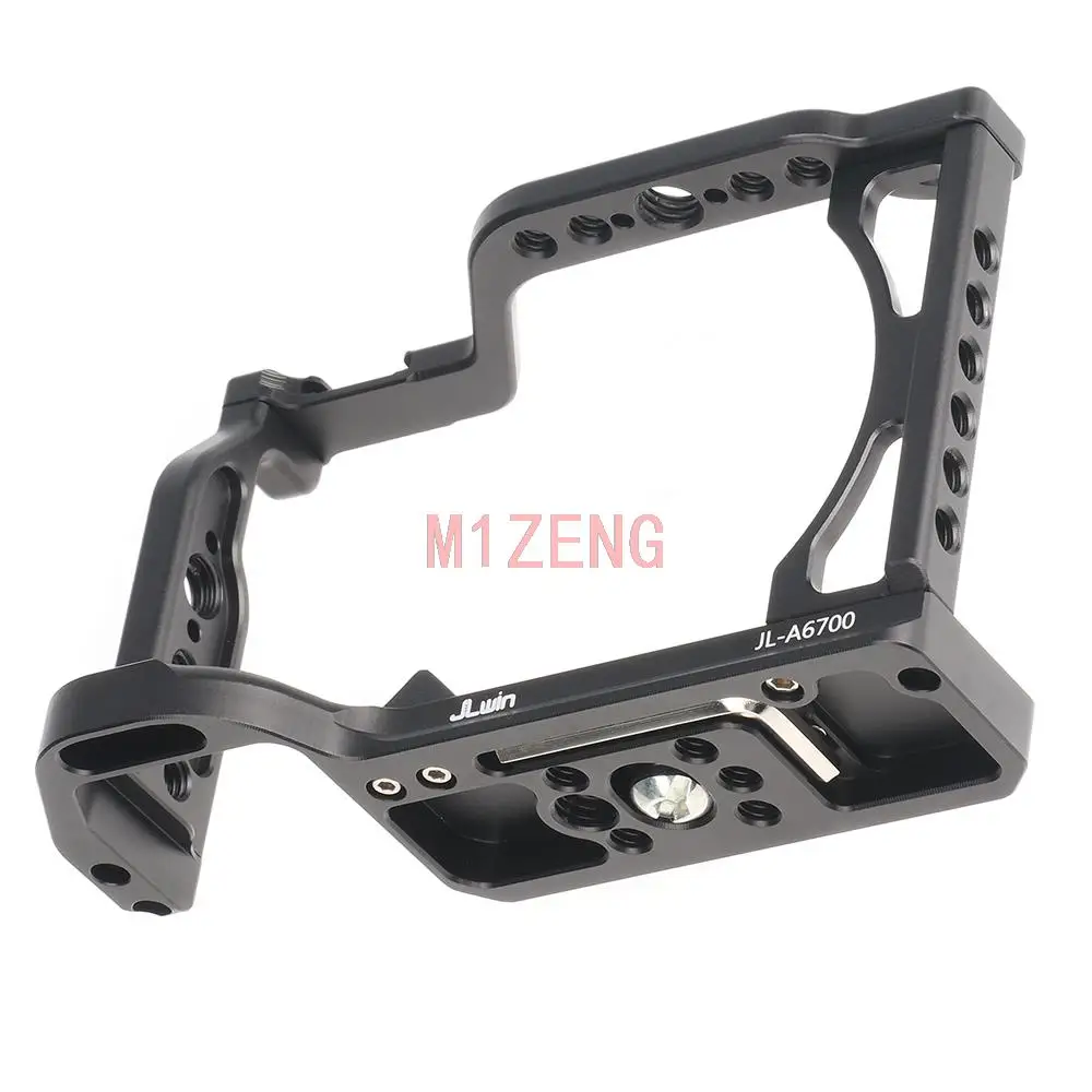 الإفراج السريع قفص أرنب تلاعب مقبض فيلم الذراع دعم قوس استقرار لسوني A6700 كاميرا فيديو led ميكروفون ترايبود