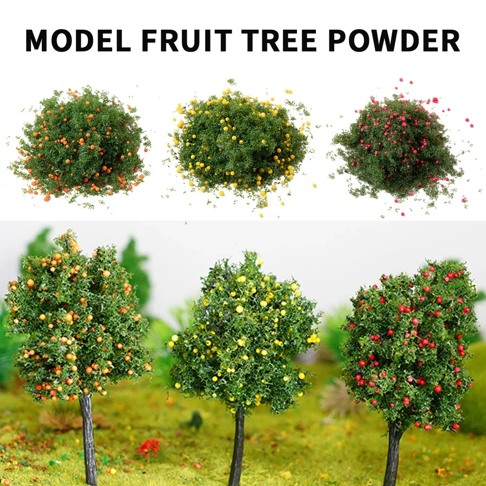 20G DIY วัสดุทําต้นไม้ผงและผลไม้สําหรับทําต้นไม้/Micro Landscape/ตกแต่งสวน/รูปแบบโต๊ะทราย/Diorama