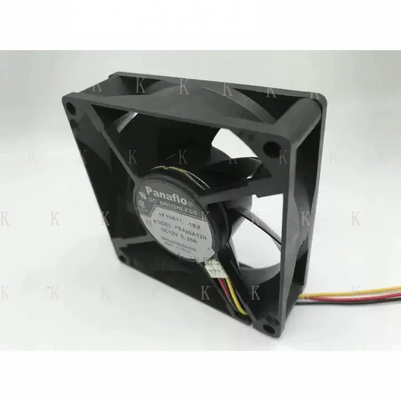 C  FOR 1PCS Panaflo FBA08A12H 8025 DC12V 0.25A 8CM 3-Wire Cooling Fan