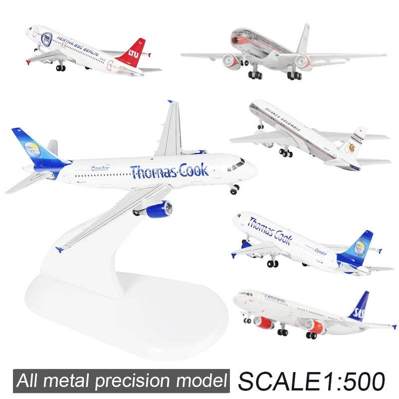 1:500 Scale Airbus BOEING 757-200 A321 A320 Airlines Aircraft Die Precision Alloy Aviation Plane Model Kids Toys For Collection