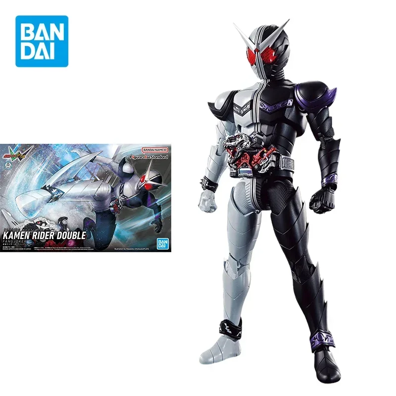 bandai-original-anime-figure-rise-kamen-rider-double-action-figure-assembly-model-collectible-model-toys-gifts-for-children