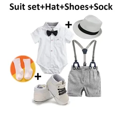 Baby Boy Outfit Set for Newborn  1 Year Old   Clothes Romper Suits   s Gentleman Wedding Birthday Photograph