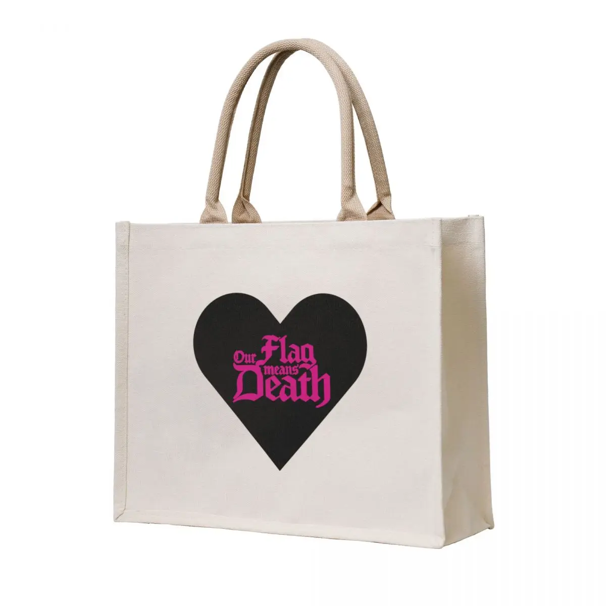 

Ofmd logo-in black heart Tote Bag eco pack Big bag women Customizable tote bag Big