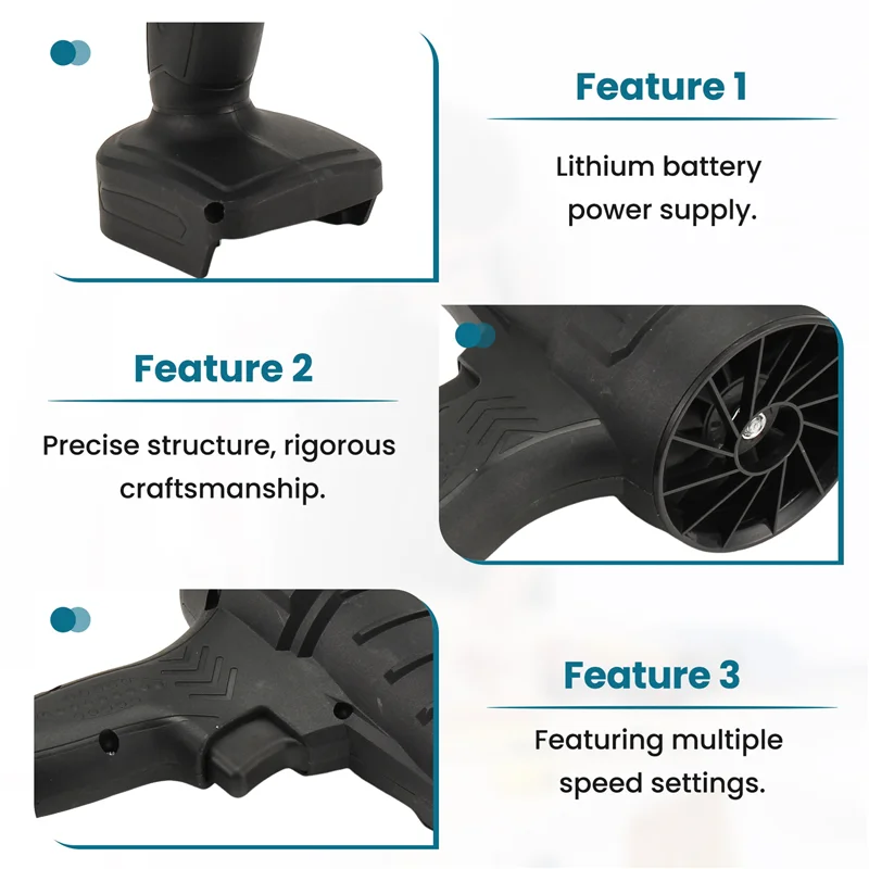 A92P منفاخ توربو كهربائي بدون فرش مروحة نفاثة للبطارية أداة تبريد عالية الطاقة، غسيل السيارات، إزالة الغبار