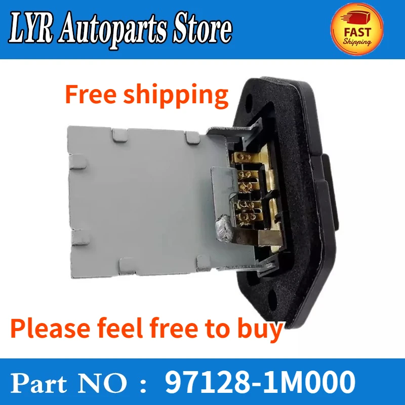 

High quality For Sportage Forte Forte5 Rio Tucson Veloster Blower Motor Resistor 971281M000 97128-1M000 car accessories