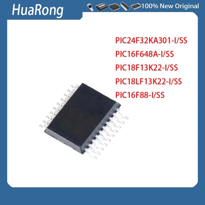 New 10Pcs/lot PIC24F32KA301-I/SS PIC16F648A-I-SS PIC18F13K22-I-SS PIC18LF13K22-I-SS PIC16F88-I-SS  SSOP-20
