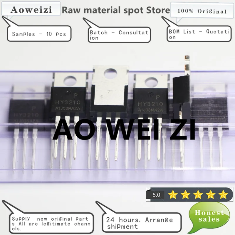 Aoweiz  10-50-100PCS HY3210P HY3210 HY3210NA2P TO-220 N/120A/100V 100%New Original