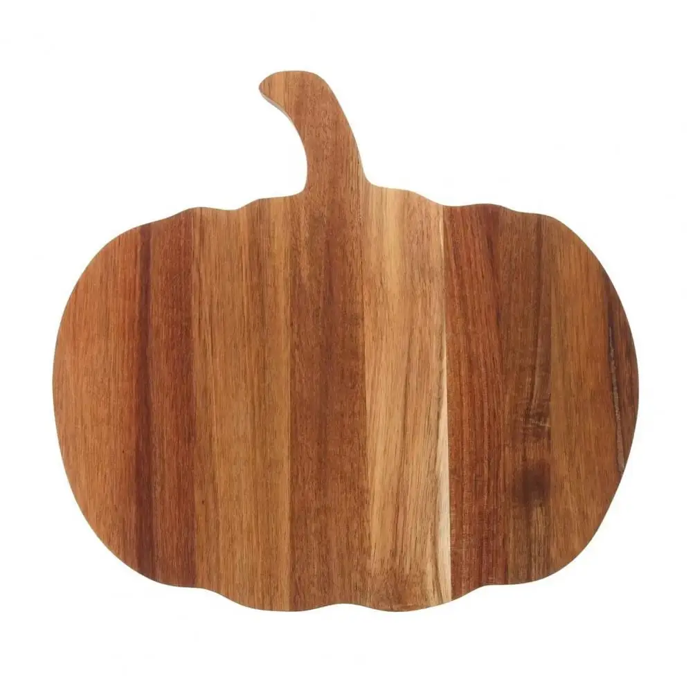 Wooden Cutting Board Halloween Theme Wood Tray Wooden Pallet Cutting Board Halloween Pumpkin Shaped Serving Tray for Pizza