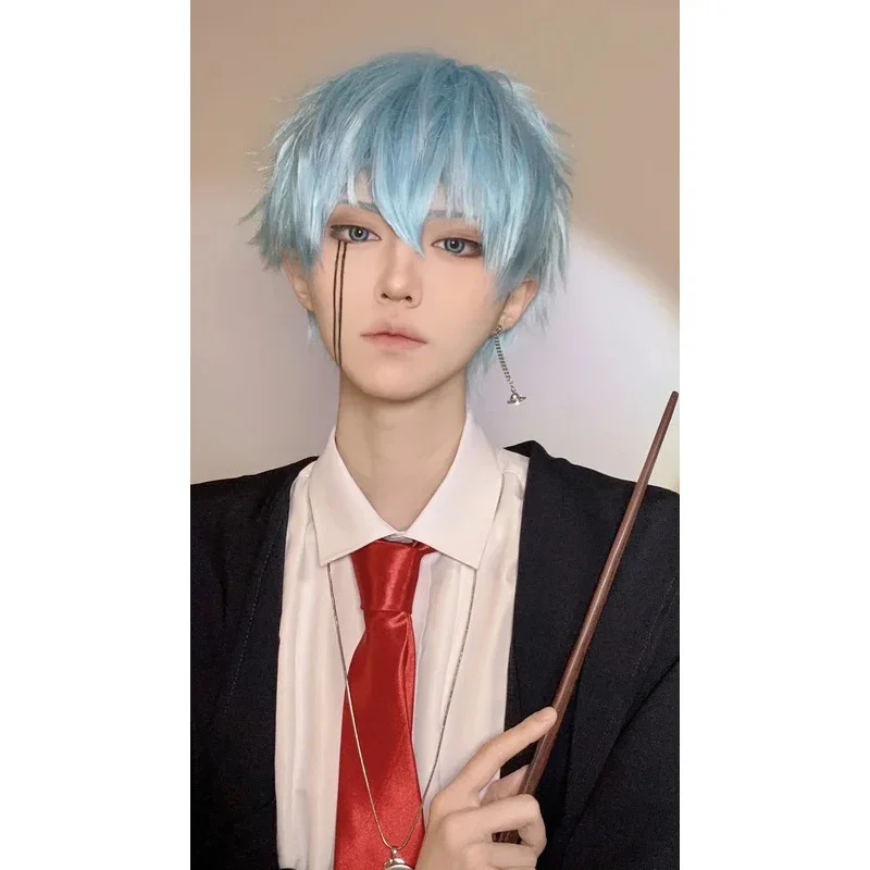 SN66 HOLOUN Mashle Anime Lance Crown Mash Burnedead Finn Ames Dot Barrett Cosplay Costume Wig Cloak Cape Shirt Pants Tie HalW &