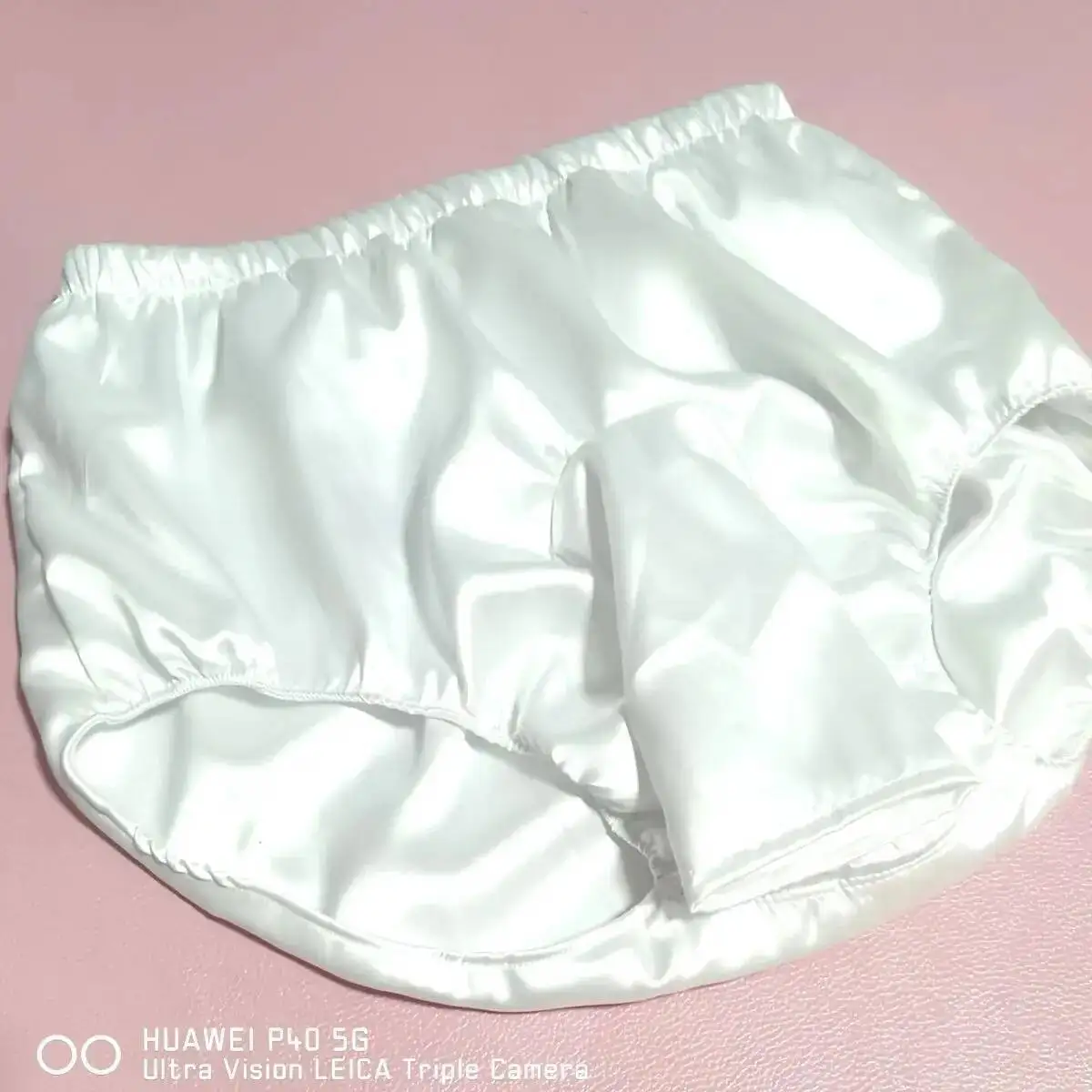 Men Glossy Ice Silk Satin Lingerie Panties Plus Size Underwear Sexy Medium Waist Briefs