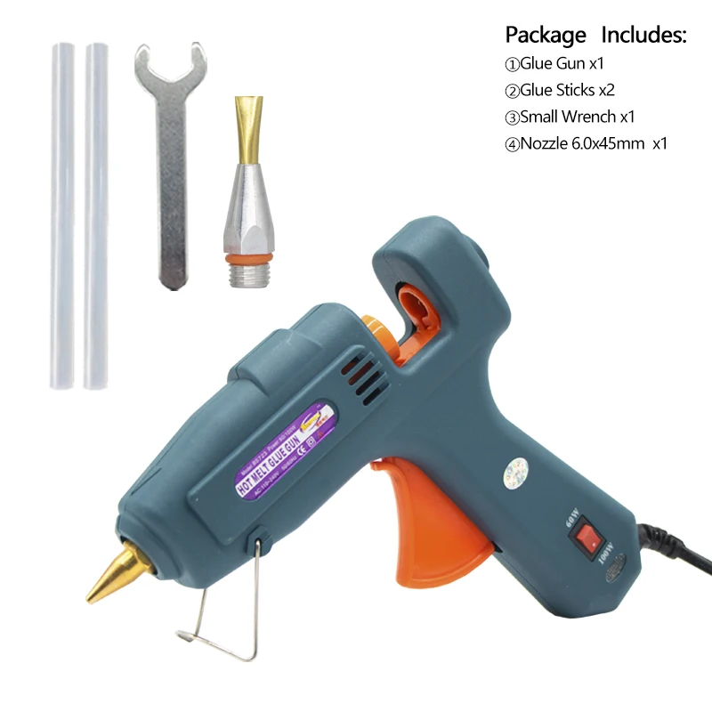 Hot Melt Glue Gun 60W/100W Dual Power Glue Gun 11mm Glue Stick DIY Gift Craft Repair Tool