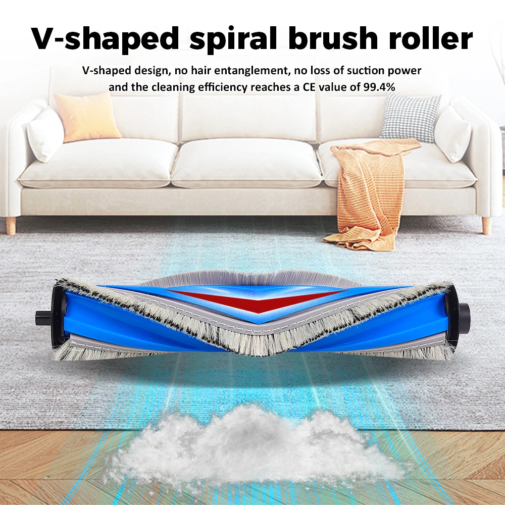 For Ecovacs Deebot T30 Pro Omni/T30 OMNI/YEEDI M12 Pro+/T30 MAX Vacuum Roller Side Brush Mop Cloth Filter Dust Bag Dust Box Part view 2