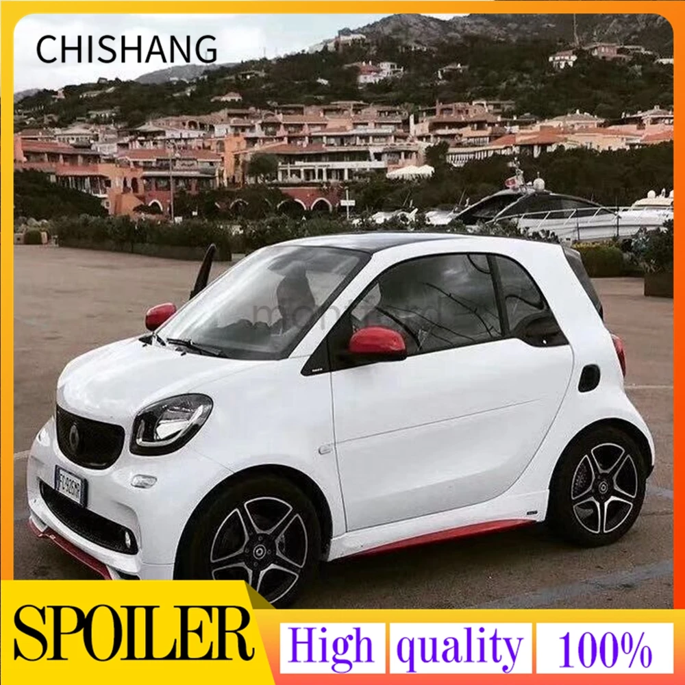 

For Benz Smart Fortwo 2Door 453 Unpainted Front Rear Lip Side Skirts Front Rear Fender Flare Body Kit Rear Spoiler Bumper