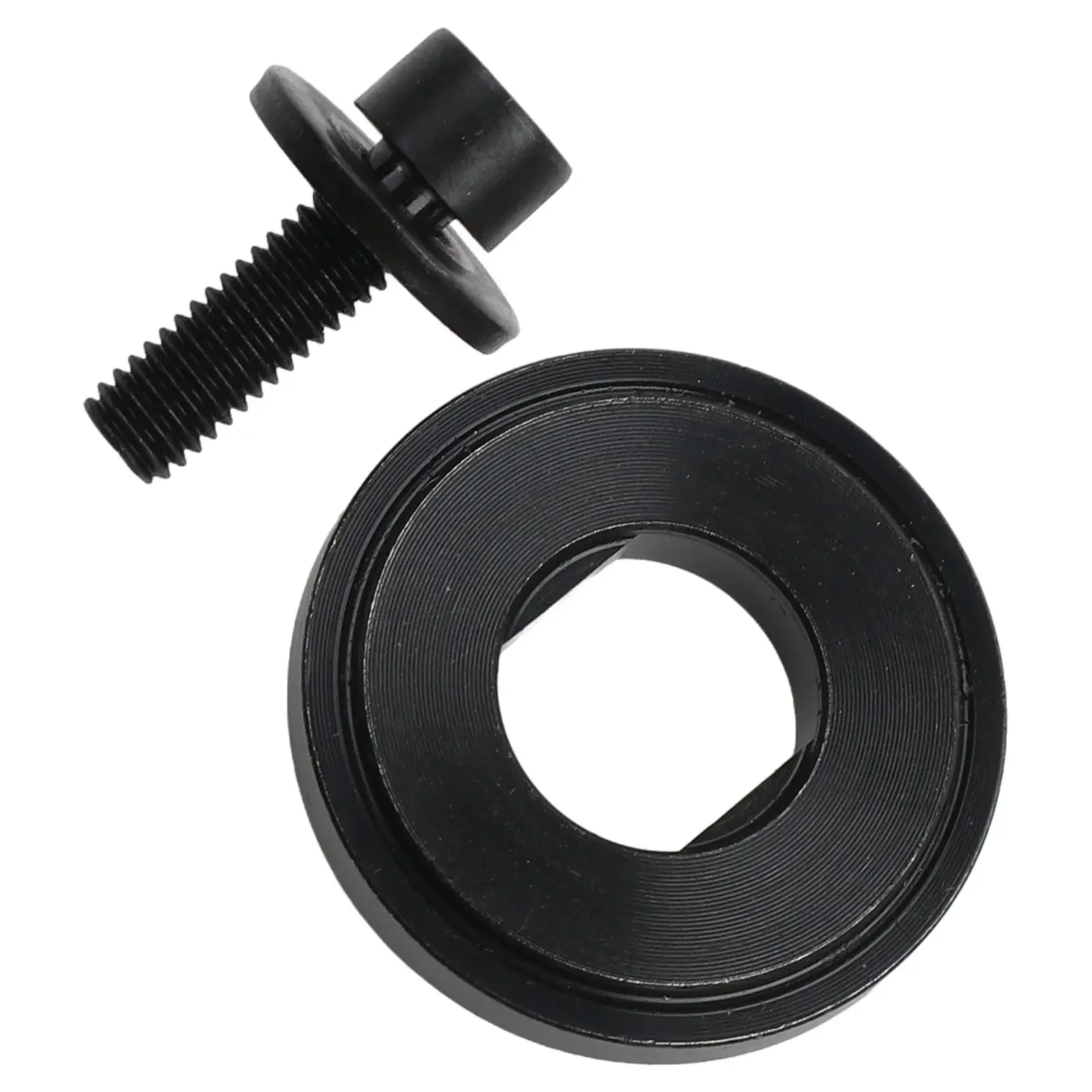 

Комплект фланцевых шайб DSS610, аксессуары, резьба M6 x 20 мм, реверсивный фланец, диаметр отверстия 16 мм, внешний диаметр 35 мм, черный зажим