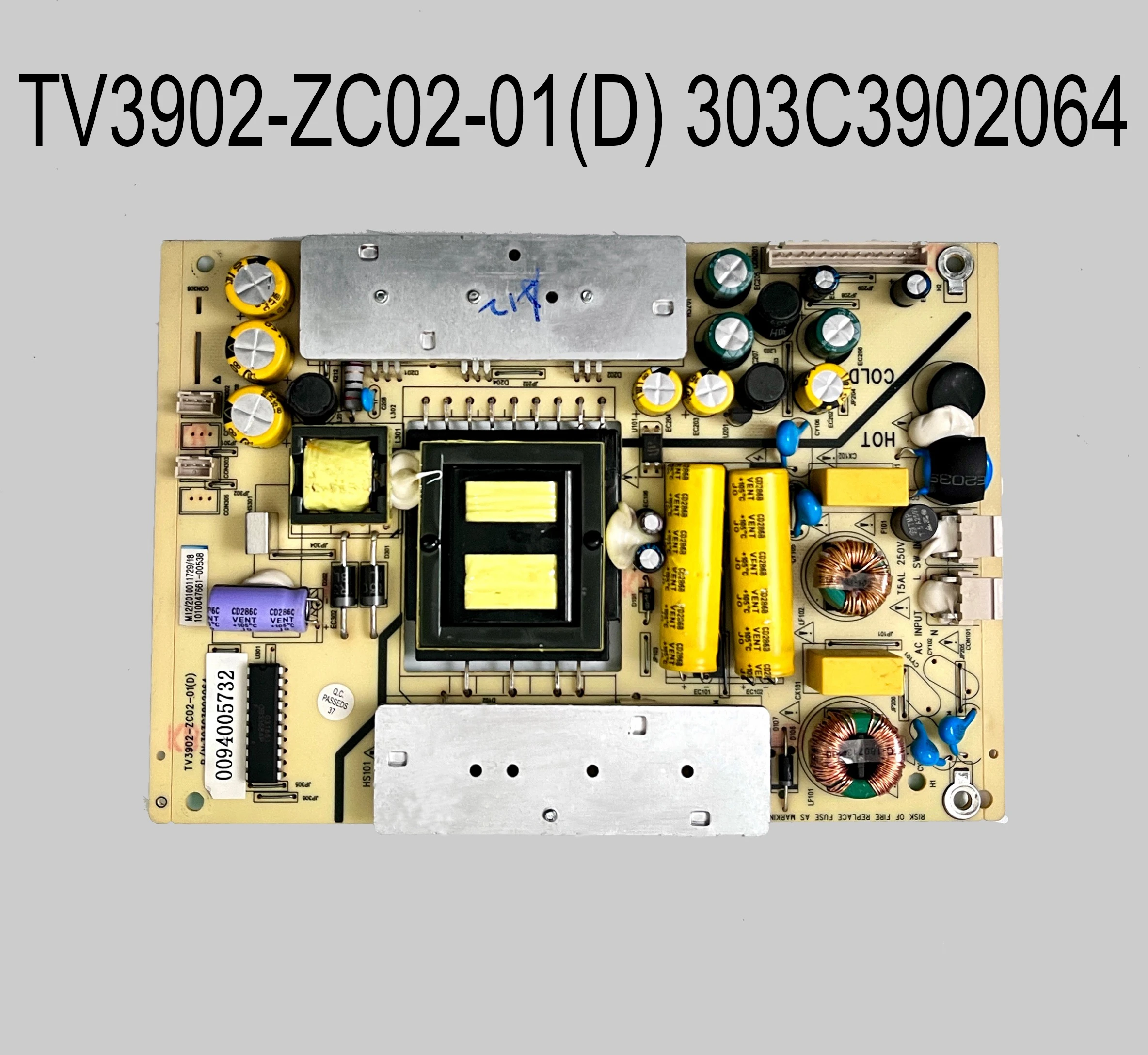 TV3902-ZC02-01(D) 303C3902064 M06 Power Supply Board Be Suitable For LCD TV 40E3500A 40E3500B 40E3500C 40D3500M PLED4275A Parts 