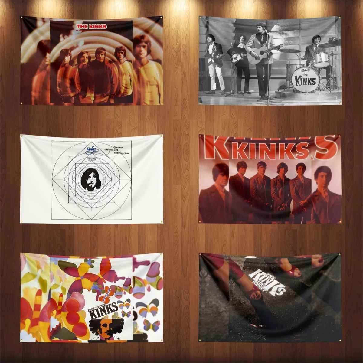 

3x5 Ft Heavy Rock Band T-The Kinkss Flag Polyester Digital Printing Banner for Bedroom Wall Art Out Door Tapestry Decoration
