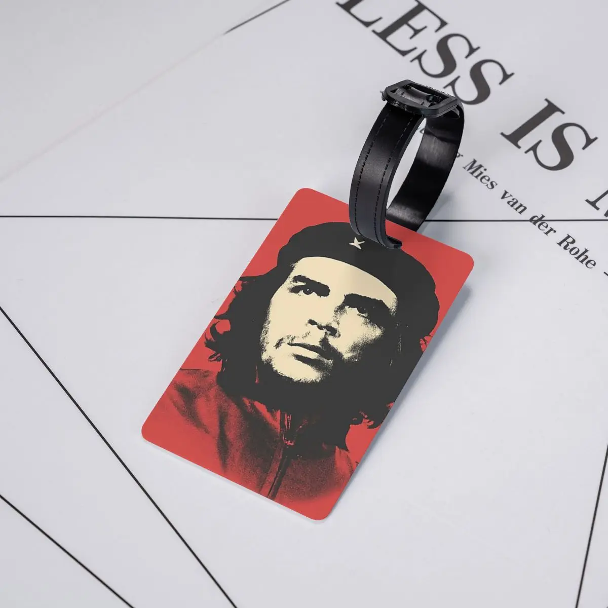 

Бирки для багажа с изображением Че Гевары, аксессуары для чемоданов, бирка для ручной клади, держатель для этикеток, идентификатор, имя, адрес